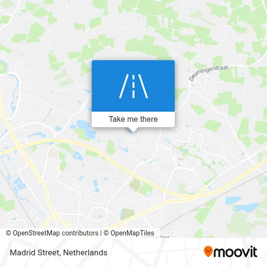 Madridstraat map