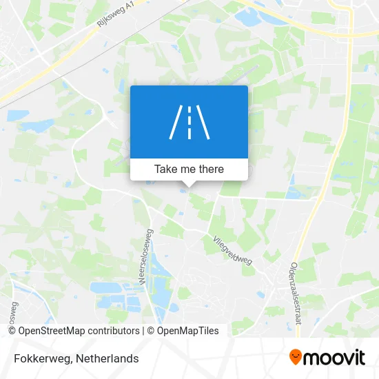 Fokkerweg map