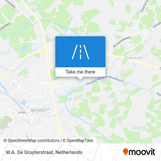 W.A. De Gruyterstraat map