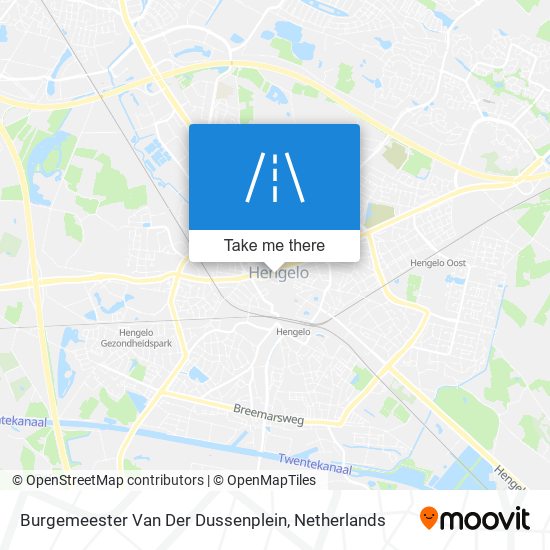 Burgemeester Van Der Dussenplein Karte