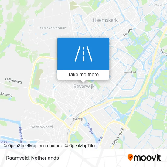 Raamveld map