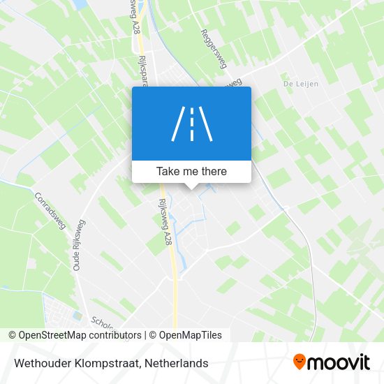 Wethouder Klompstraat map
