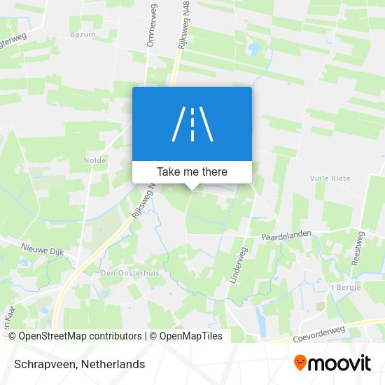 Schrapveen map