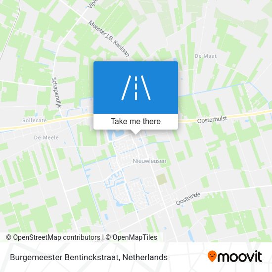 Burgemeester Bentinckstraat map