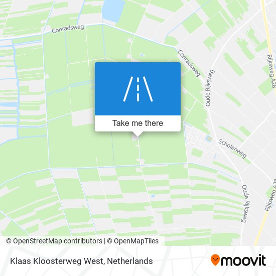 Klaas Kloosterweg West map