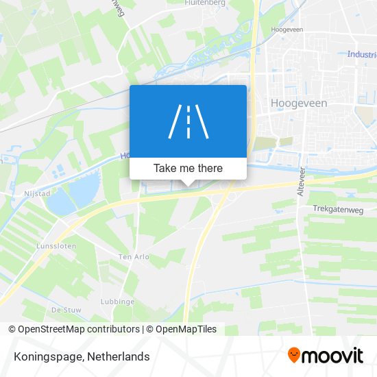 Koningspage Karte