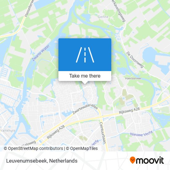 Leuvenumsebeek map