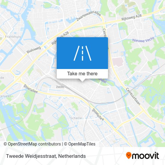 Tweede Weidjesstraat map