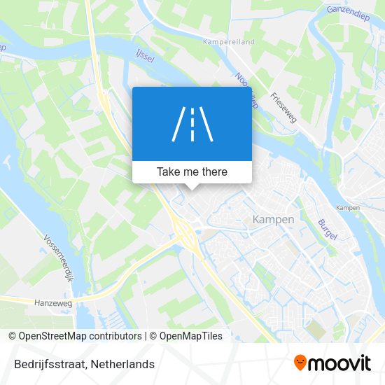 Bedrijfsstraat map