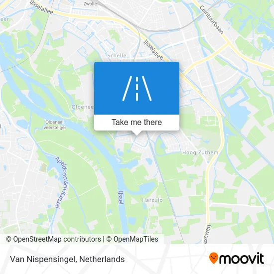Van Nispensingel map
