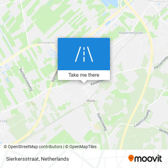 Sierkersstraat map