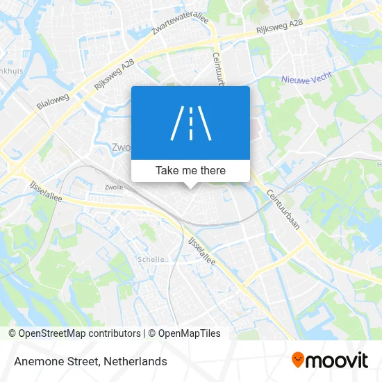 Anemoonstraat map