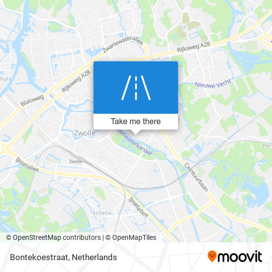 Bontekoestraat map