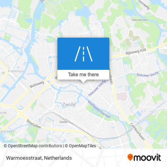 Warmoesstraat map