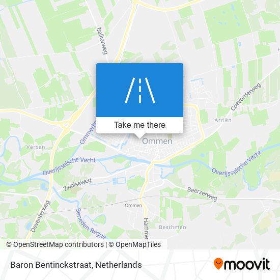 Baron Bentinckstraat map