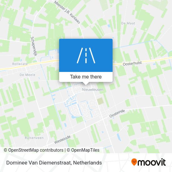 Dominee Van Diemenstraat map
