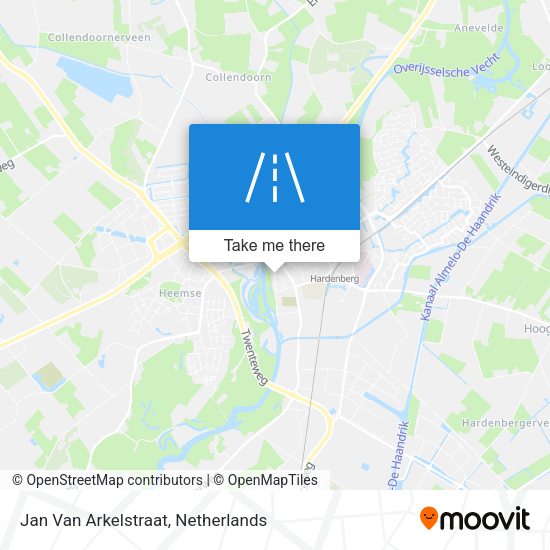 Jan Van Arkelstraat map