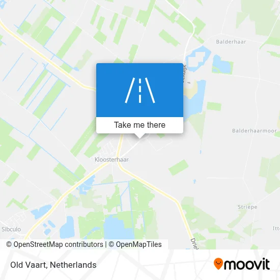 Oude Vaart map