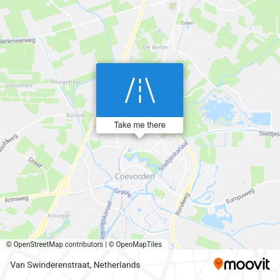 Van Swinderenstraat map