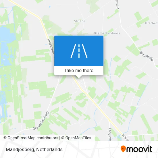 Mandjesberg Karte