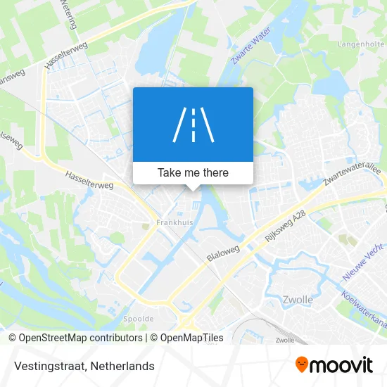 Vestingstraat map