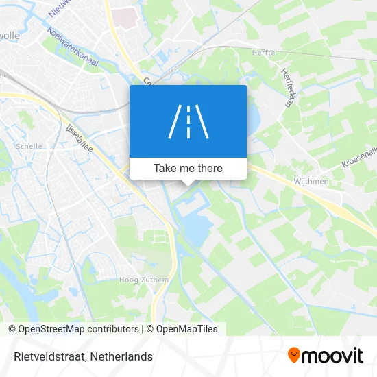 Rietveldstraat Karte