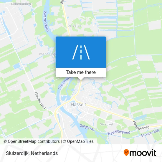 Sluizerdijk map