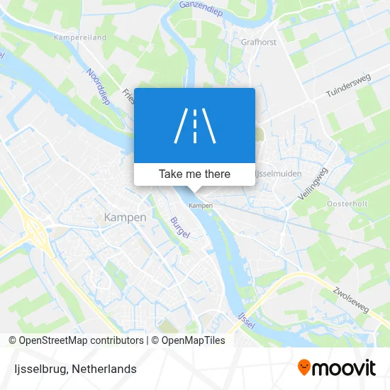 Ijsselbrug map