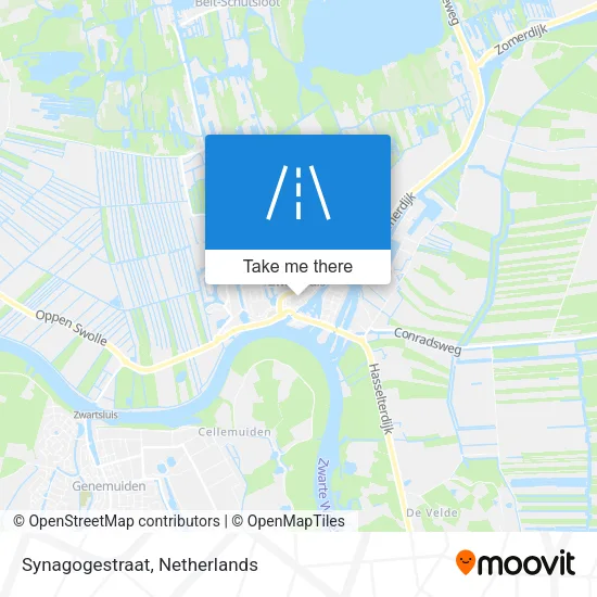 Synagogestraat map