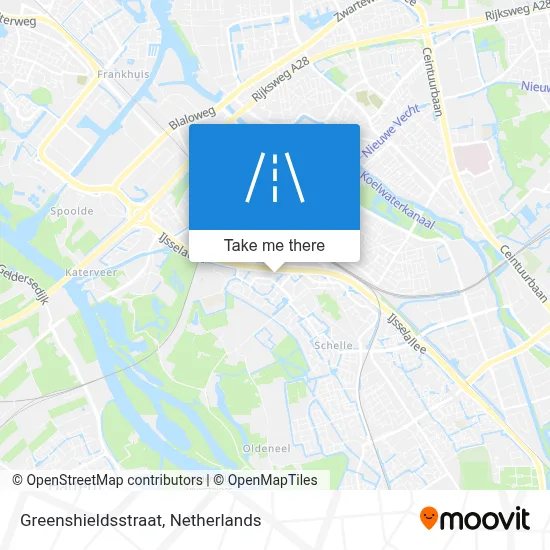 Greenshieldsstraat map