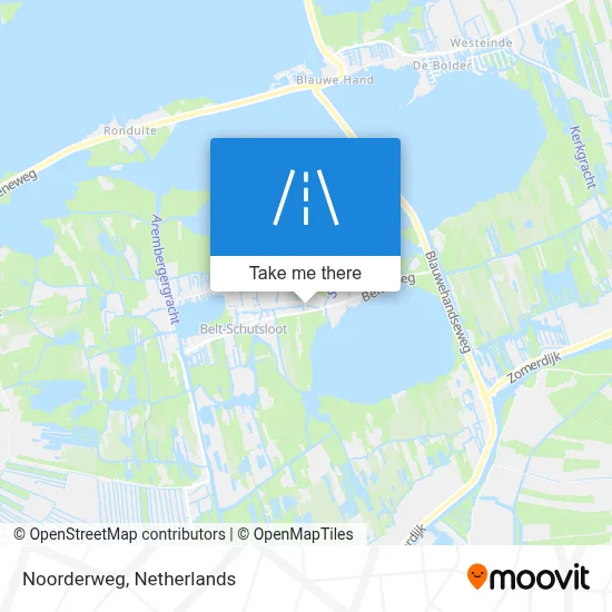 Noorderweg map