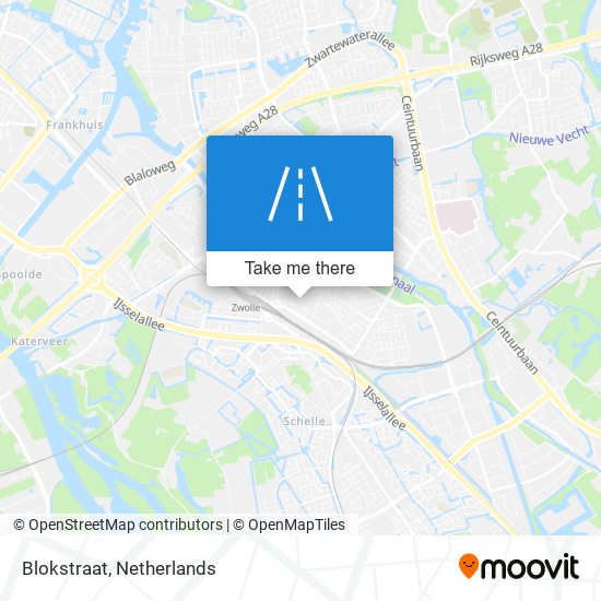 Blokstraat map