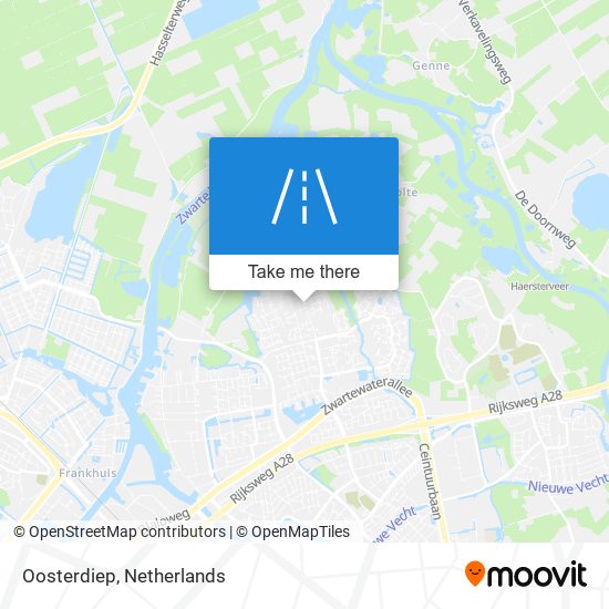 Oosterdiep map