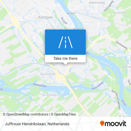 Juffrouw Hendrikslaan map
