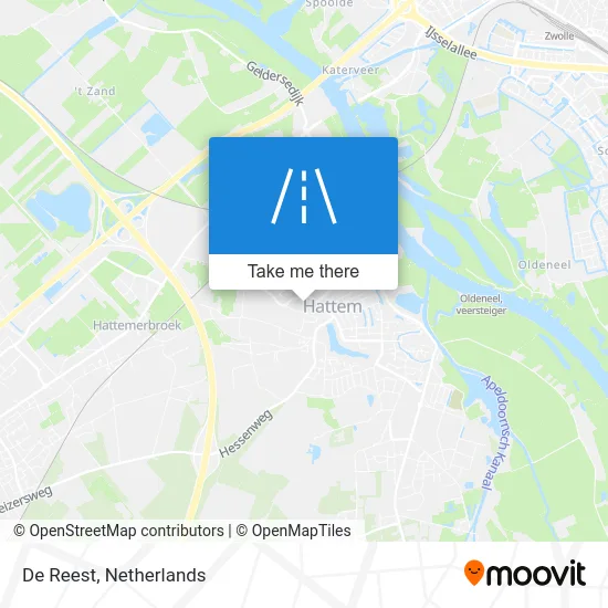 De Reest map