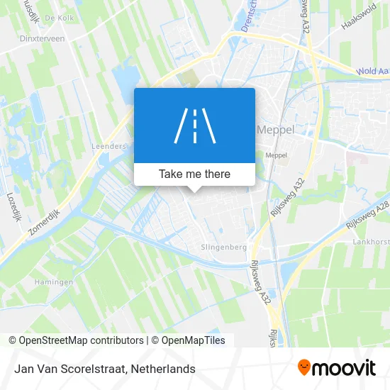 Jan Van Scorelstraat map