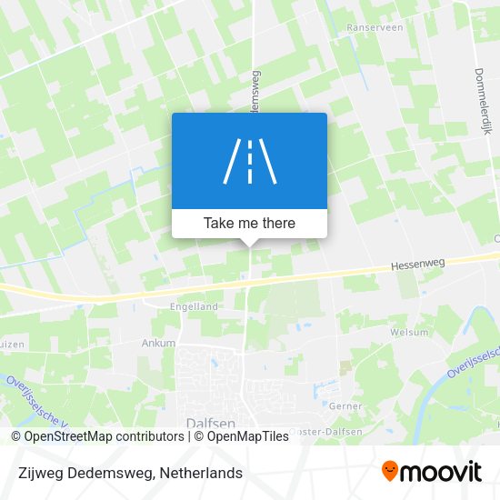 Zijweg Dedemsweg map