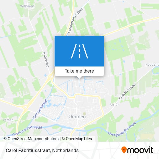 Carel Fabritiusstraat map