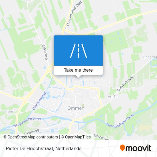 Pieter De Hoochstraat map