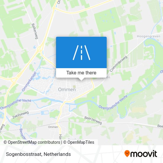 Sogenbosstraat map