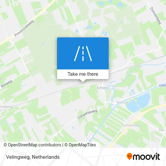 Velingweg map