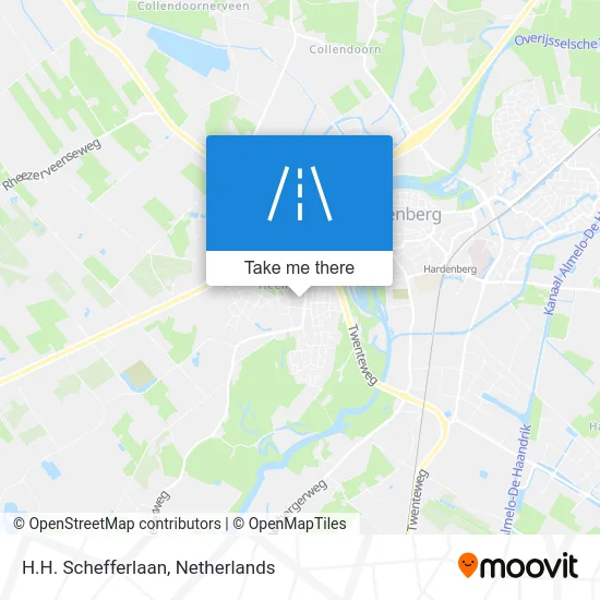 H.H. Schefferlaan map