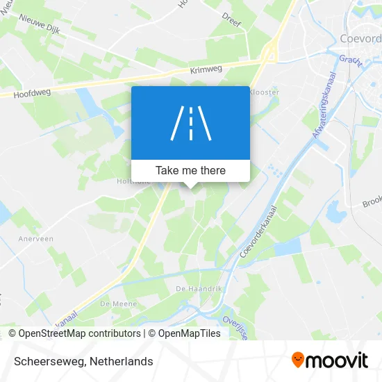 Scheerseweg map