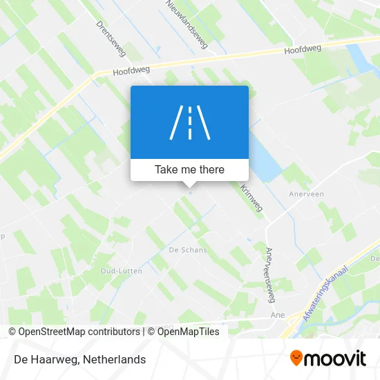 De Haarweg map
