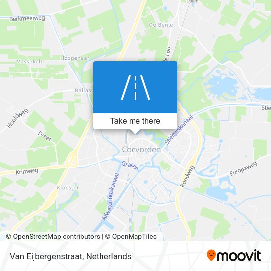 Van Eijbergenstraat map