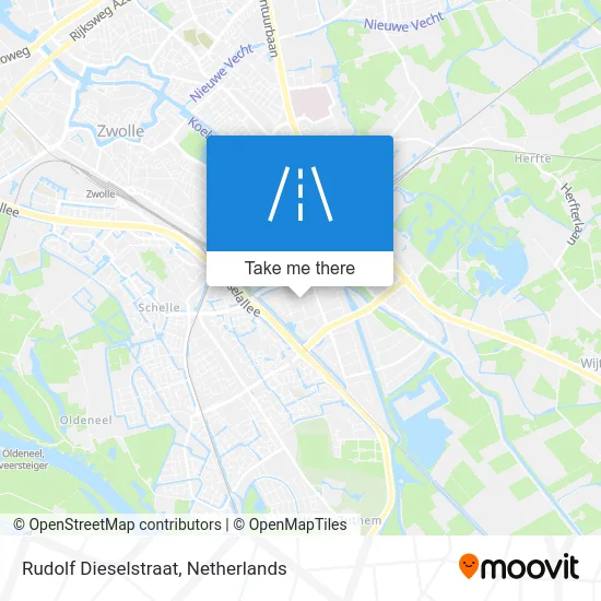 Rudolf Dieselstraat Karte