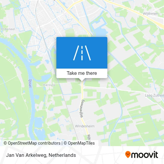 Jan Van Arkelweg map