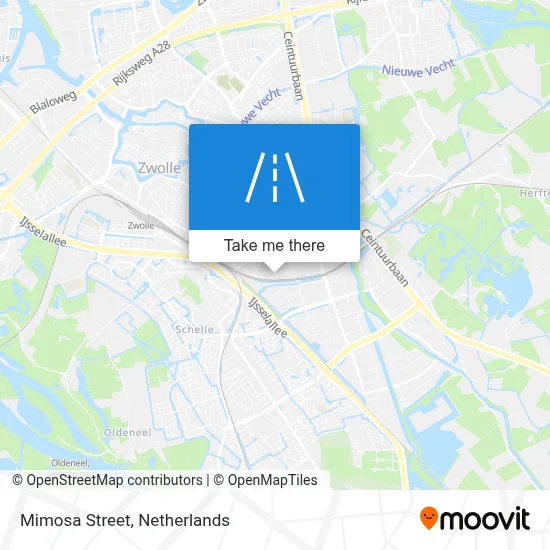 Mimosastraat map