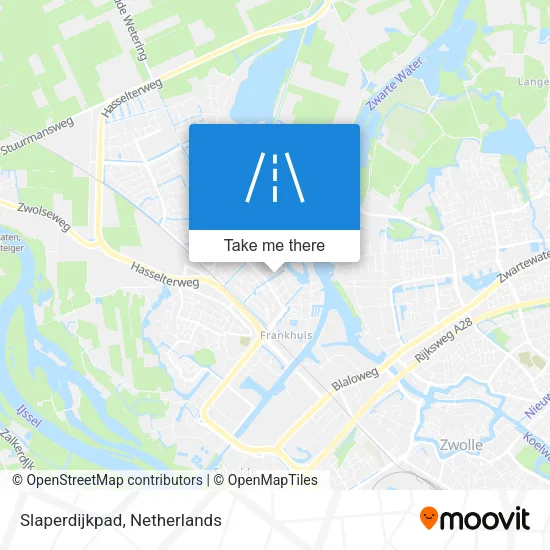 Slaperdijkpad Karte