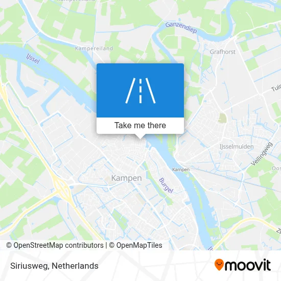 Siriusweg map